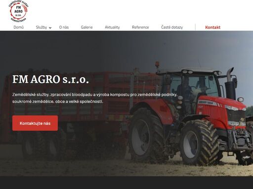 fm agro s.r.o. poskytuje zemědělské služby, zpracování bioodpadu a výrobu kompostu pro zemědělské podniky, obce i soukromé osoby.
