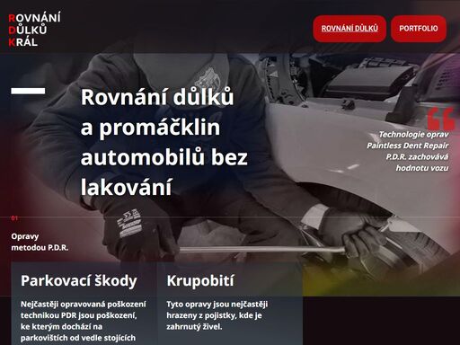 výhody pdr: rychlost (hodiny), zachování původního laku a cena proti standardnímu typu oprav autoklempířem a následné lakování.