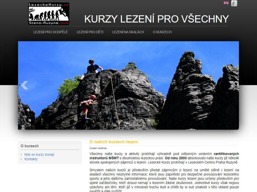 www.lezeckekurzy.cz