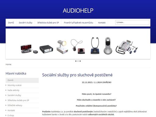 audiohelp český klub nedoslýchavých help - komplexní služby pro sluchově potižené