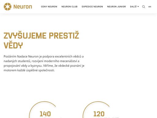 www.nadaceneuron.cz