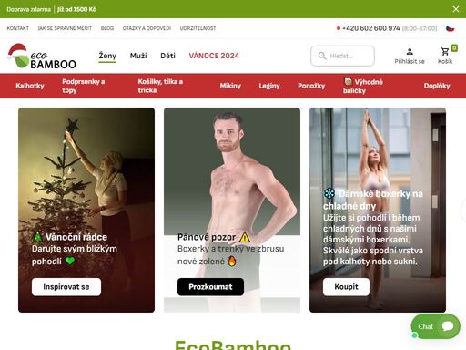 na ecobamboo spojujeme pohodlí s přírodou. objevte naši kolekci udržitelného bambusového spodního prádla a oblečení pro celou rodinu. kvalitní, ekologické a šetrné k přírodě. přidejte se k nám a užijte si maximální komfort s respektem k životnímu prostředí!