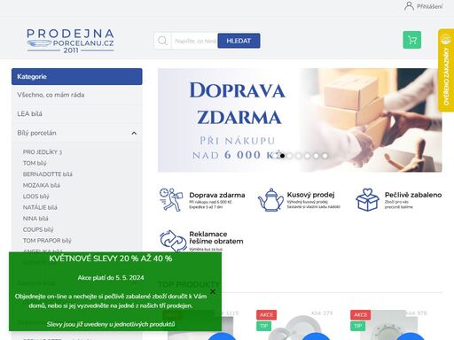 www.prodejnaporcelanu.cz
