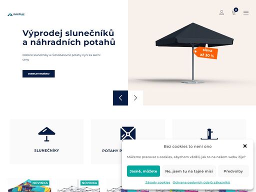 přijďte si vybrat z široké nabídky reklamních slunečníků, stanů a vlajek. neváhejte a navštivte montisprint.cz