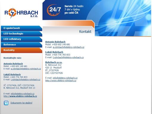 www.elektro-rohrbach.cz/kontakt-elektro-rohrbach.php