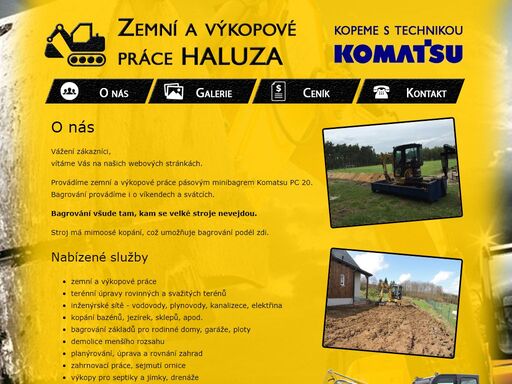 www.zemniprace-haluza.cz