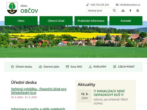 www.obecobcov.cz