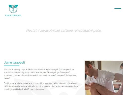 rehabilitace | ramik | fyzioterapie | ramik therapy | nestátní zdravotnické zařízení ambulantní a domácí péče