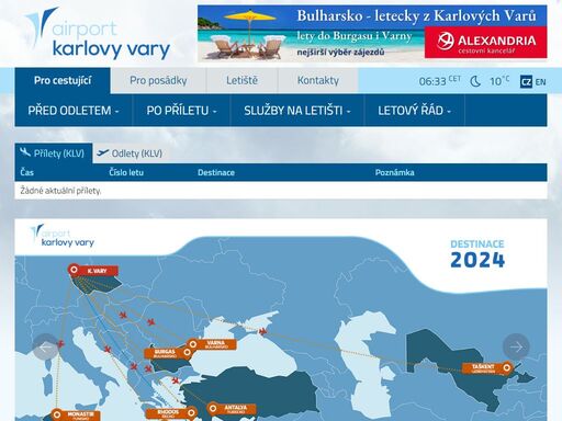 oficiální webové stránky letiště karlovy vary