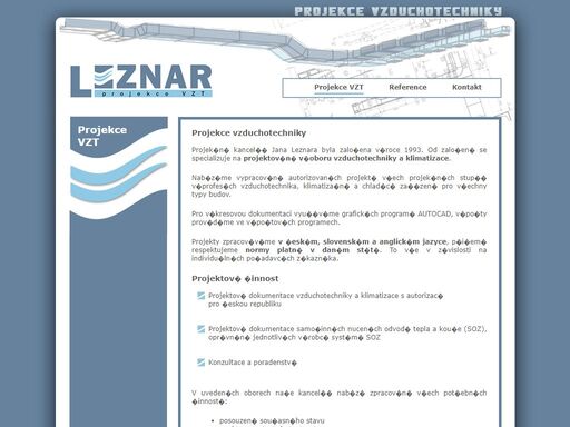 leznar - projekce vzduchotechniky, projekce vzt, brno, projektování vzduchotechniky