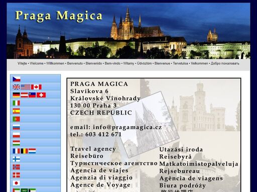 praga magica - travel agency, reisebüro, cestovní agentura, agenzia di viaggi - czech republic 