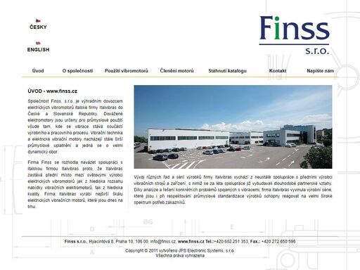 společnost finss, s.r.o. je výhradním dovozcem elektrických vibromotorů italské firmy italvibras do české a slovenské republiky. 