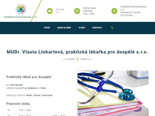 www.poliklinikadoubravka.cz/lekari/mudr-vlasta-linhartova-prakticka-lekarka-pro-dospele-s-r-o