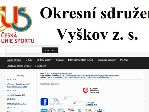 www.vyskovskysport.cz