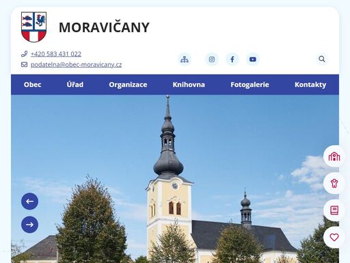 www.obec-moravicany.cz