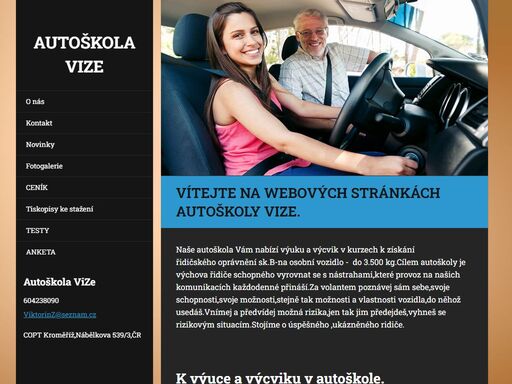 www.autoskola-vize.eu