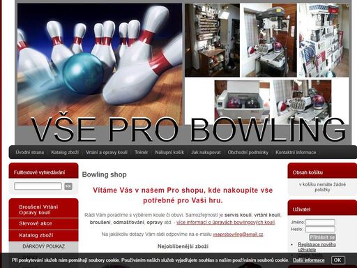 bowling shop, bowling praha, bowling koule, boty na bowling, to je shop vše pro bowling.cz