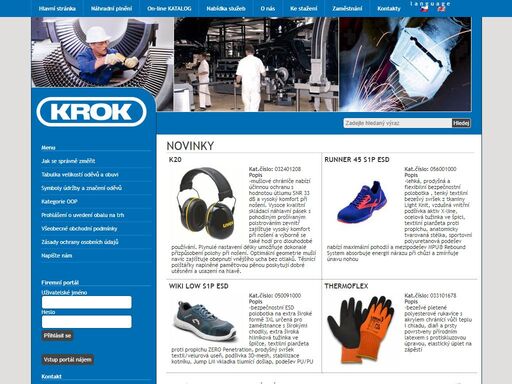 krok cz, s.r.o. je ryze česká firma, která se zabývá výrobou, pronájmem a prodejem ochranných pracovních pomůcek, oděvů a obuvi.