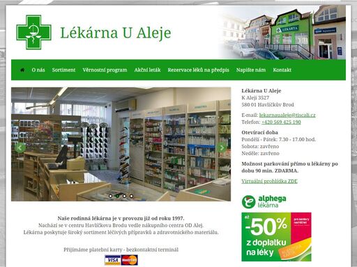 www.lekarnaualeje.cz