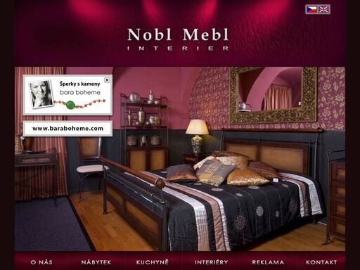 nobl mebl interier - prodej stylového a netradičního nábytku, bytových doplňků a dekorací.