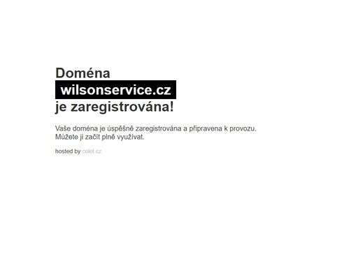 wilsonservice.cz