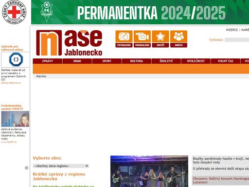 zpravodajský server nasejablonecko.cz přináší nejčerstvější aktuality z regionu jablonecka. ryze regionální projekt, který pro občany jablonecka připravuje zkušený tým novinářů.