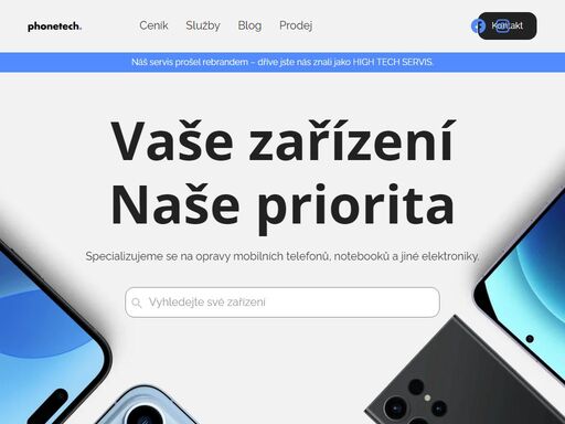 specializujeme se na opravy mobilních telefonů, notebooků a jiné elektroniky.