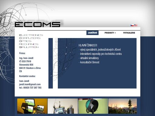 ecoms - electronics, computers, optics, mechanics, simulation