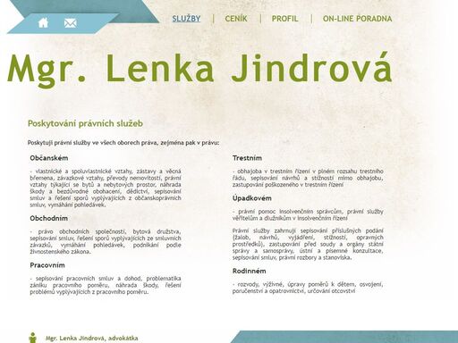 www.lenka-jindrova.cz