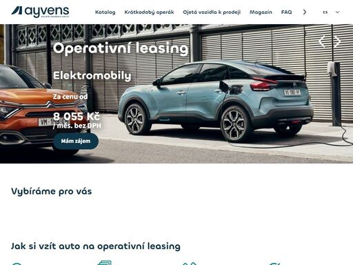 operativní leasing drive.ayvens.cz pro soukromé osoby i podnikatele. vyberte si váš nový vůz na operák snadno a výhodně.