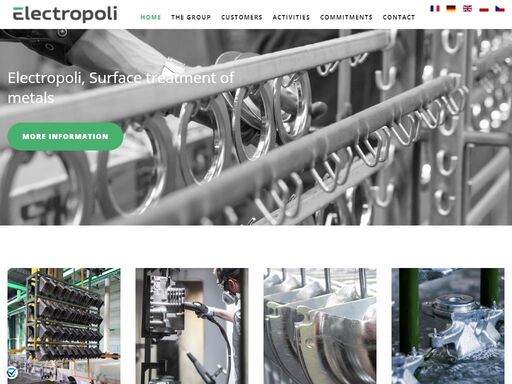 electropoli group is an international company drawing on our extensive surface treatment expertise, we undertake to provide you with advice and professionnal solutions