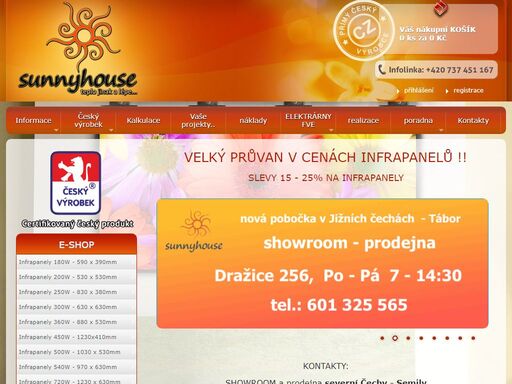 sunnyhouse e-shop - topné obrazy, infrapanely, infra topení