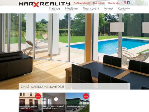 realitní kancelář marx reality - klíče k vašemu novému bydlení