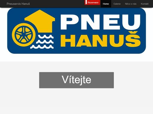 webové stránky firmy pneuservis hanuš