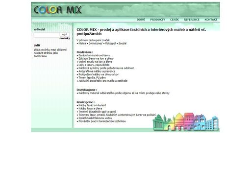 color mix, barvy laky prodej – distribuce - realizace. tónování barev ve stupnici ral, ncs, eurotrend, pantone