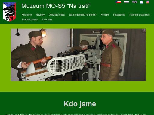 oficiální stránky spolku kvh bohumín, z.s. zabývá se obnovou bunkru mo-s5 na trati, který provozuje jako muzeum.