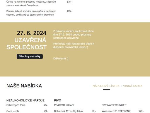 www.pivovarkilian.cz