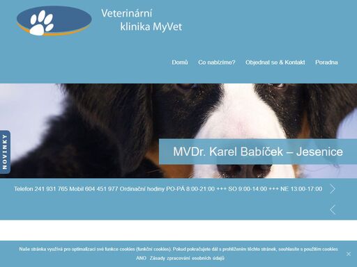 www.veterinajesenice.cz