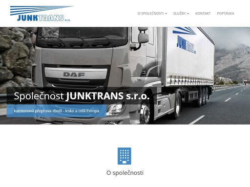 společnost junktrans s.r.o. - kamionová přeprava zboží - irsko a celá evropa