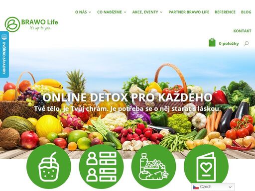 brawo life provádí online detox na čerstvých šťávách a živé stravě. nabízí rady, tipy, recepty, odšťavňovače, mixéry a online program 21 dní ke změně.
