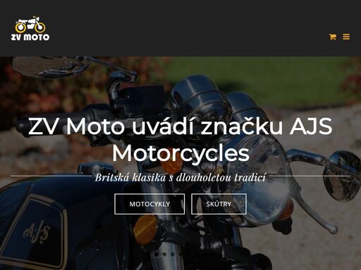 zv moto - autorizovaný a výhradní zástupce firem ajs motorcycles ltd., shiro helmets s.a., nipponia s.a, jewelultra ltd. pro českou republiku