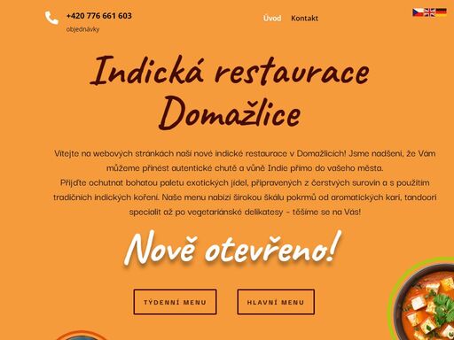 www.indickarestauracedomazlice.cz