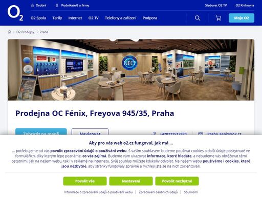 prodejna praha - oc fénix, freyova 945/35. o2 služby, telefony, zařízení a příslušenství nebo profesionální podpora a spoustu dalšího, to nabízejí všechny naše značkové prodejny.