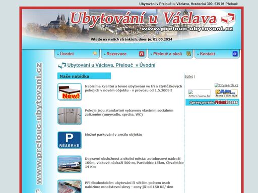 www.prelouc-ubytovani.cz
