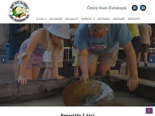 web českého klubu zlatokopů