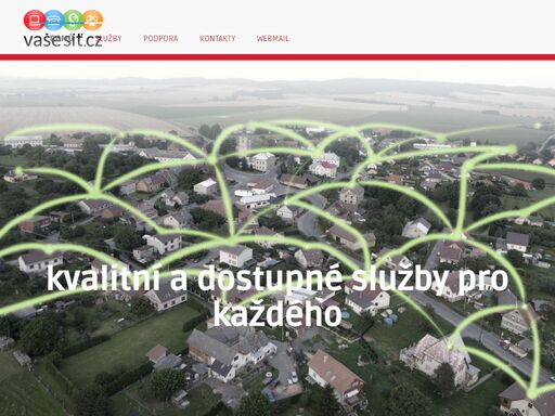 vašesíť.cz - kvalitní a dostupné internetové připojení pro každého