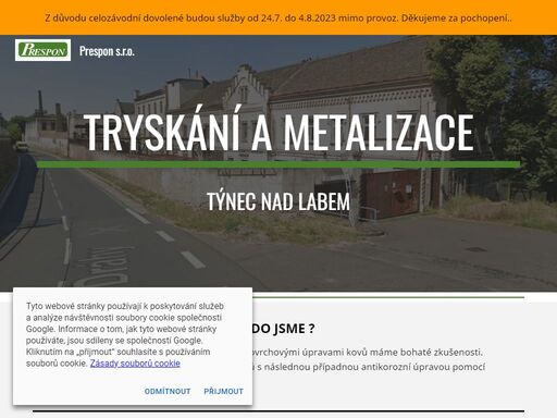 sites.google.com/prespon.cz/tryskani-a-metalizace