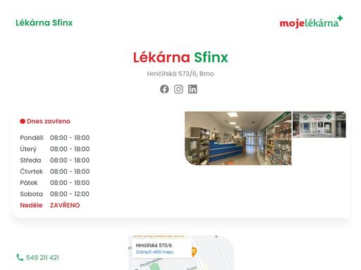 www.lekarnasfinx.cz