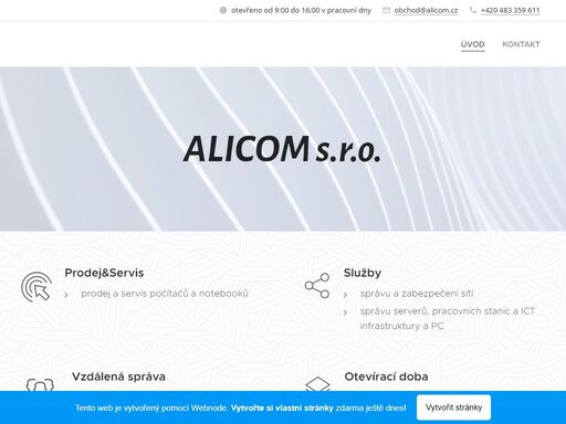www.alicom.cz