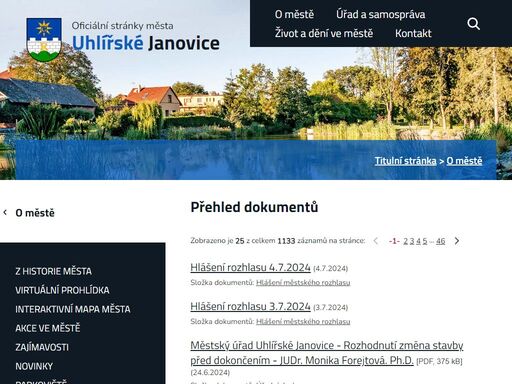 www.uhlirskejanovice.cz